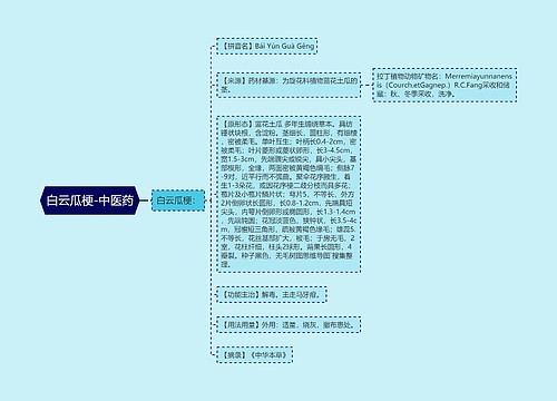 白云瓜梗-中医药