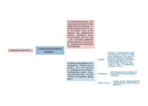 引起慢性阻塞性肺病的内因有哪些？