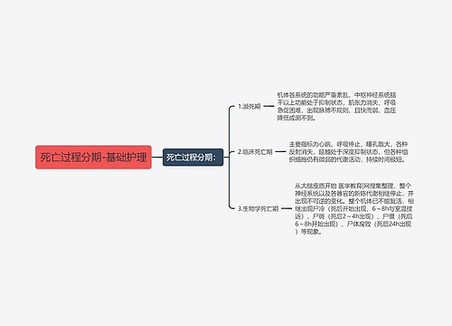 死亡过程分期-基础护理