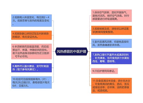 风热感冒的中医护理