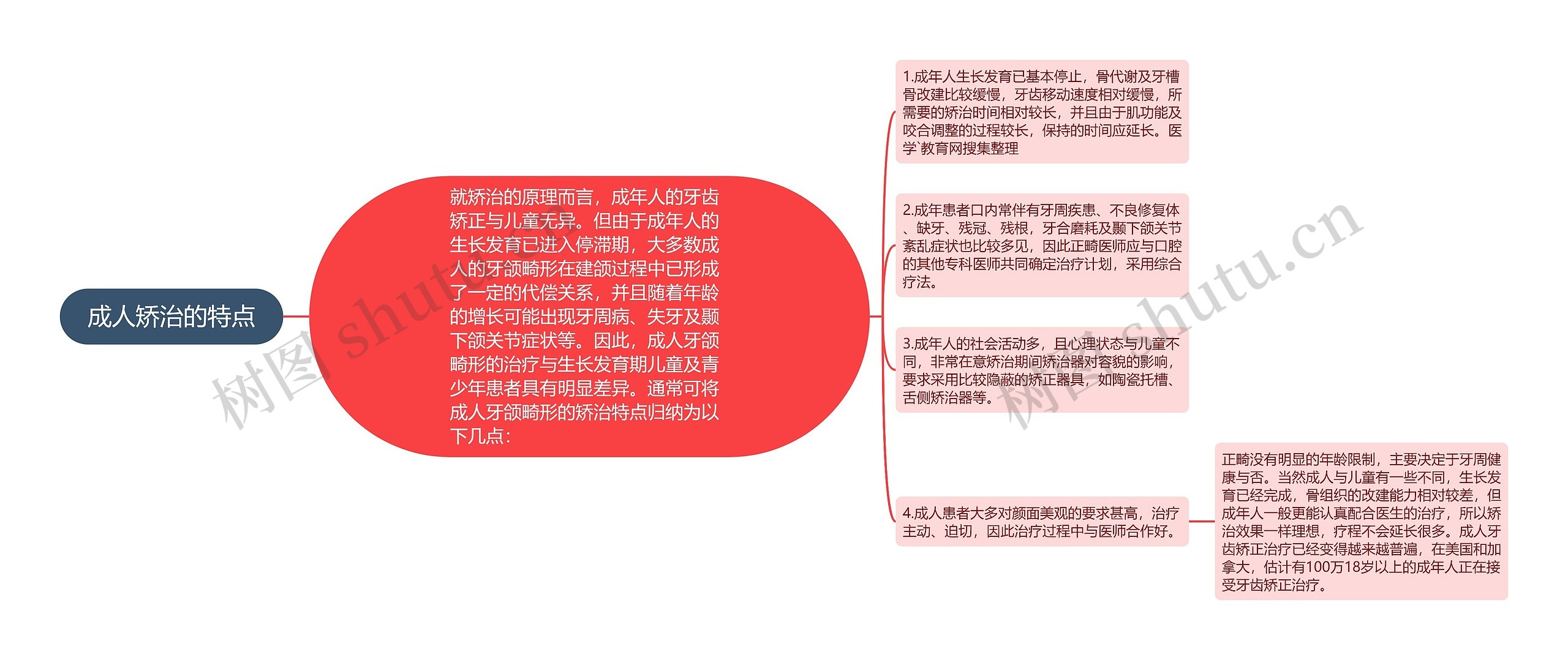 成人矫治的特点