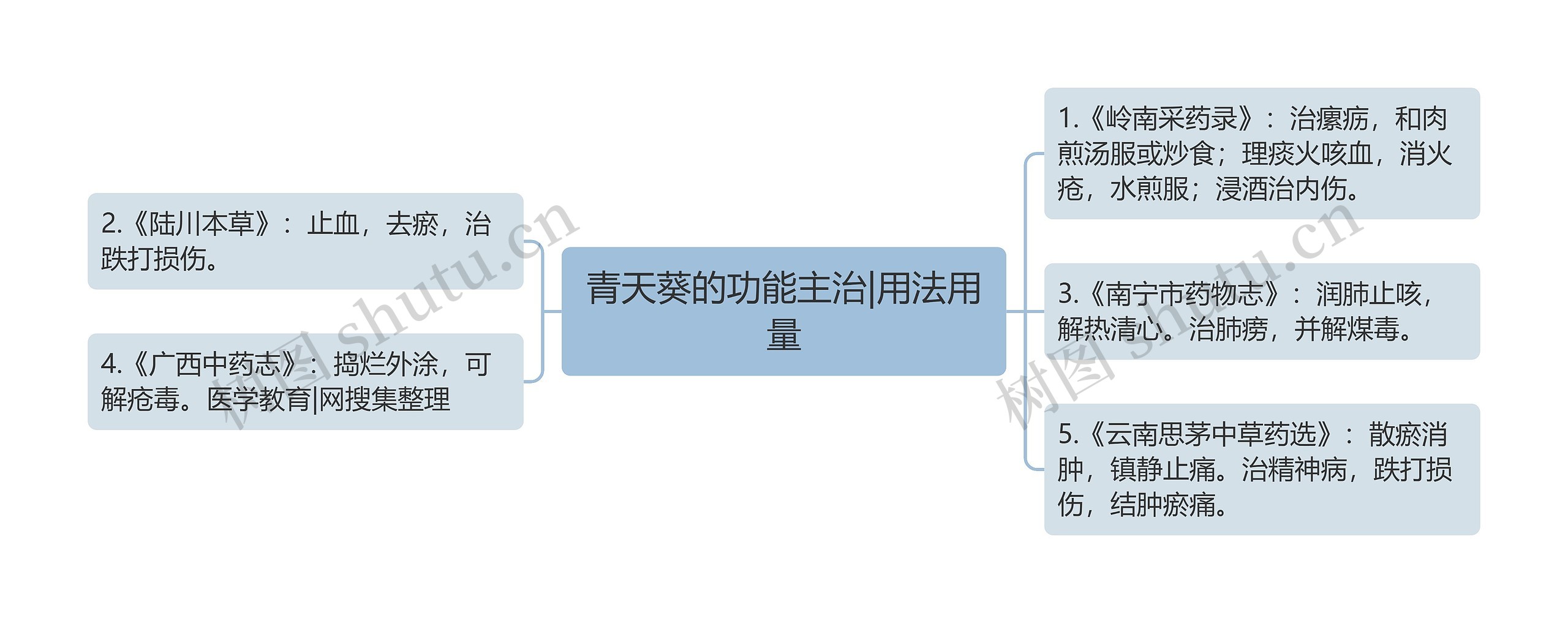 青天葵的功能主治|用法用量