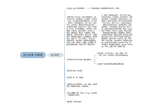 赤小豆芽-中医药