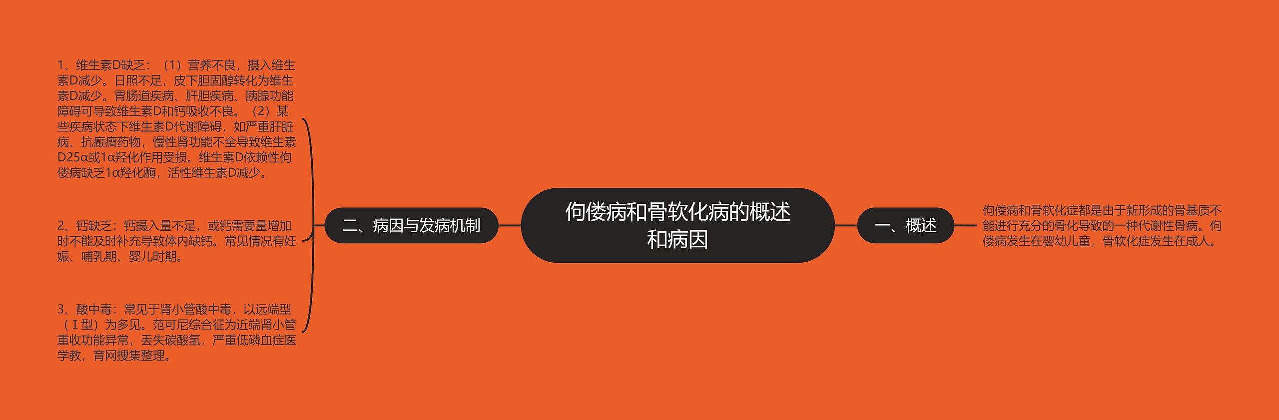 佝偻病和骨软化病的概述和病因 佝偻病和骨软化病的概述和病因
