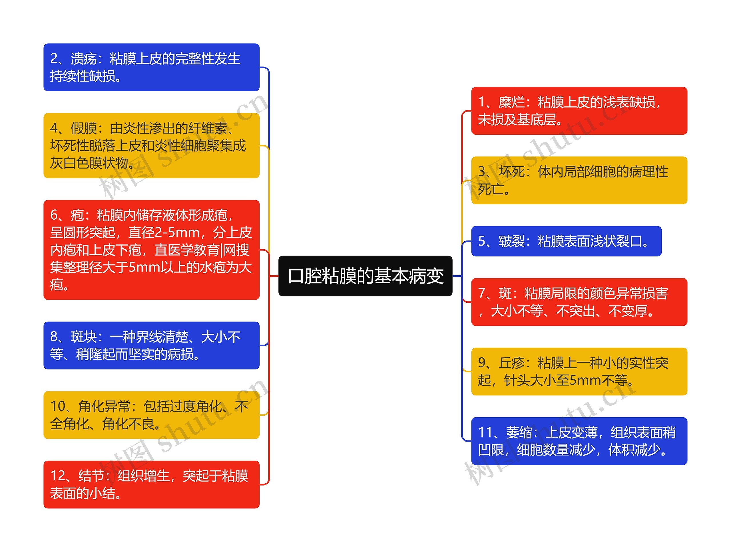 口腔粘膜的基本病变