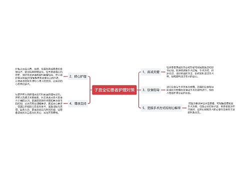 子宫全切患者护理对策