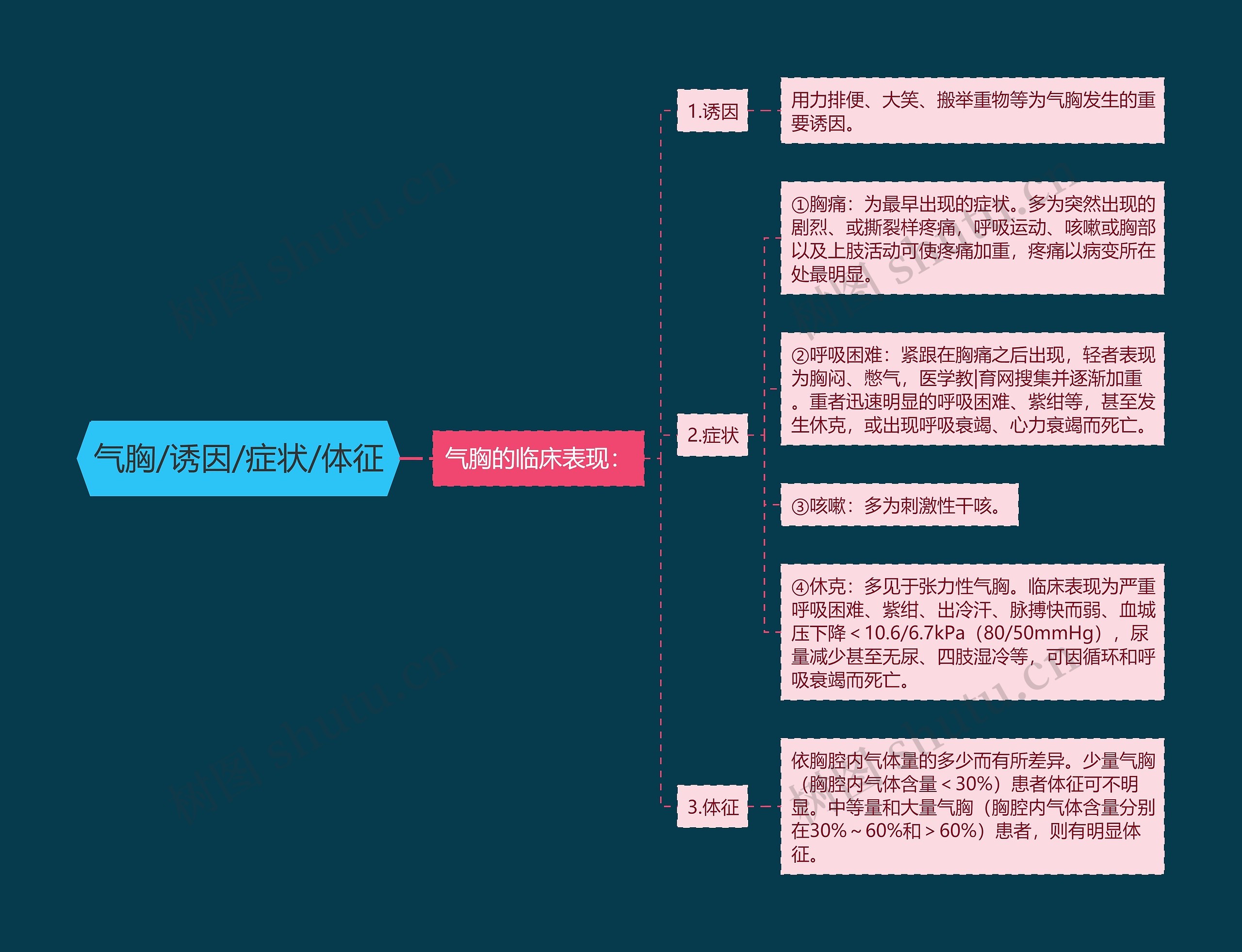 气胸/诱因/症状/体征