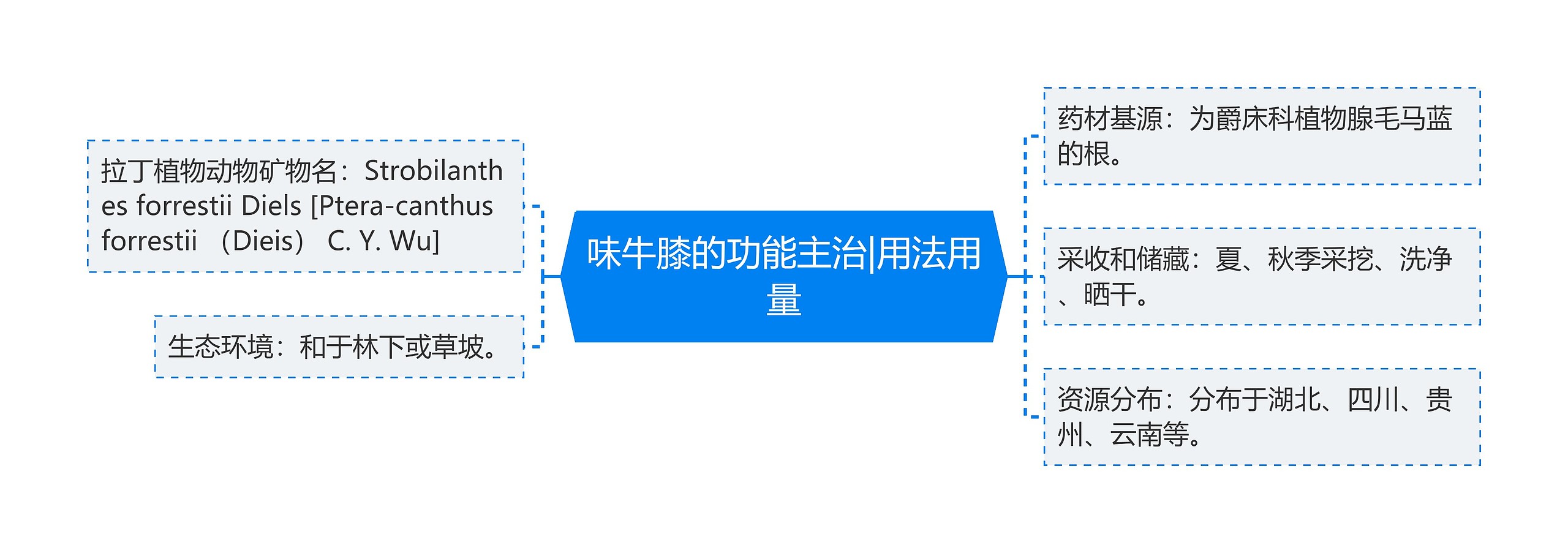 味牛膝的功能主治|用法用量 味牛膝的功能主治|用法用量