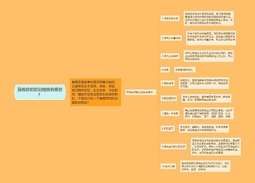 唇疱疹的防治措施有哪些？