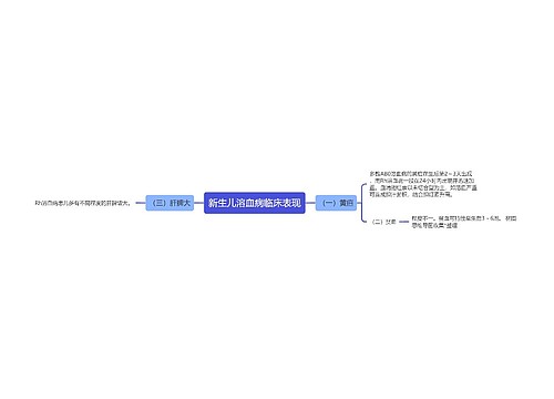 新生儿溶血病临床表现