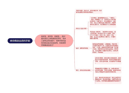 教你挑选合适的牙刷