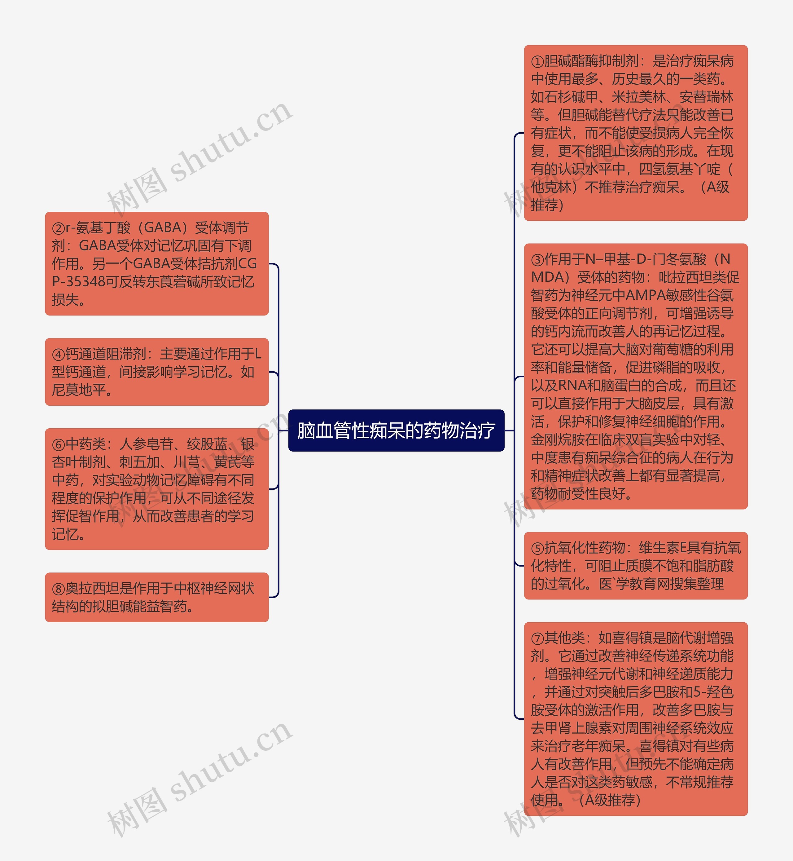 脑血管性痴呆的药物治疗