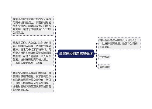 鼻腭神经阻滞麻醉概述