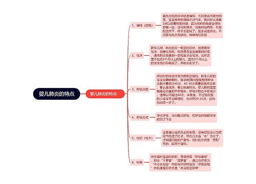 婴儿肺炎的特点