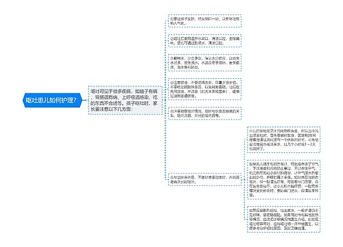 呕吐患儿如何护理？