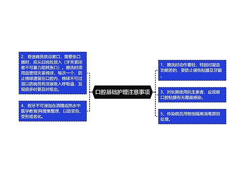 口腔基础护理注意事项