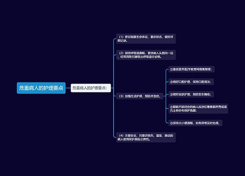 危重病人的护理要点