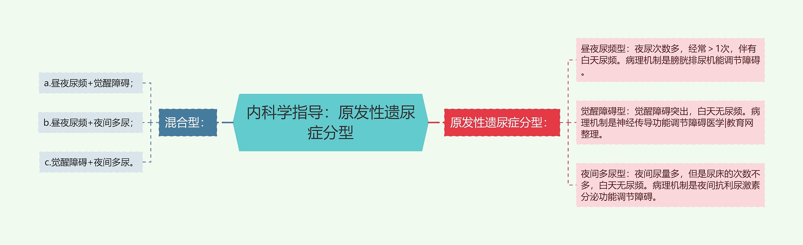 内科学指导：原发性遗尿症分型