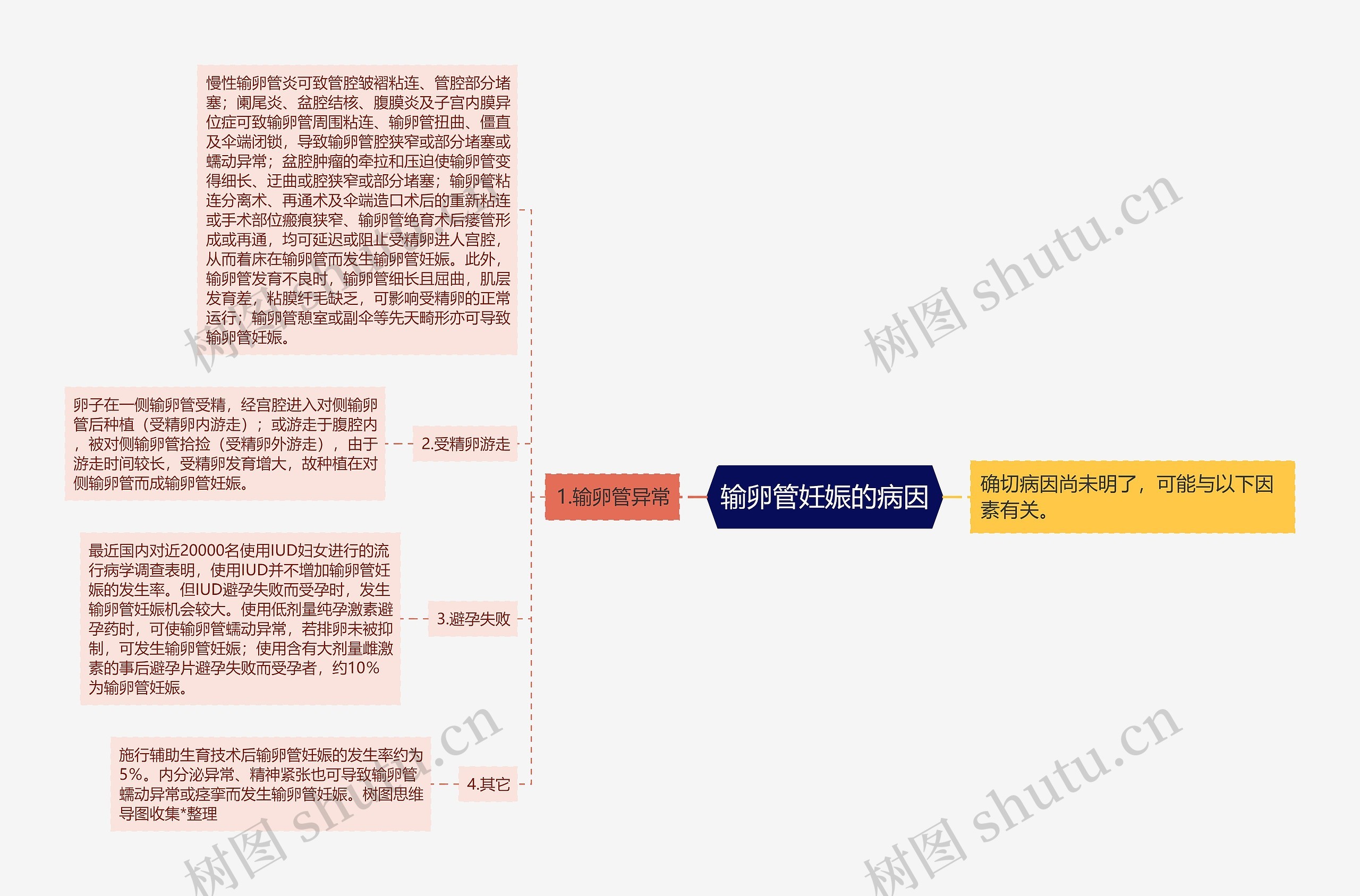 输卵管妊娠的病因