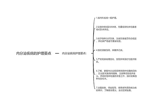 内分泌疾病的护理要点