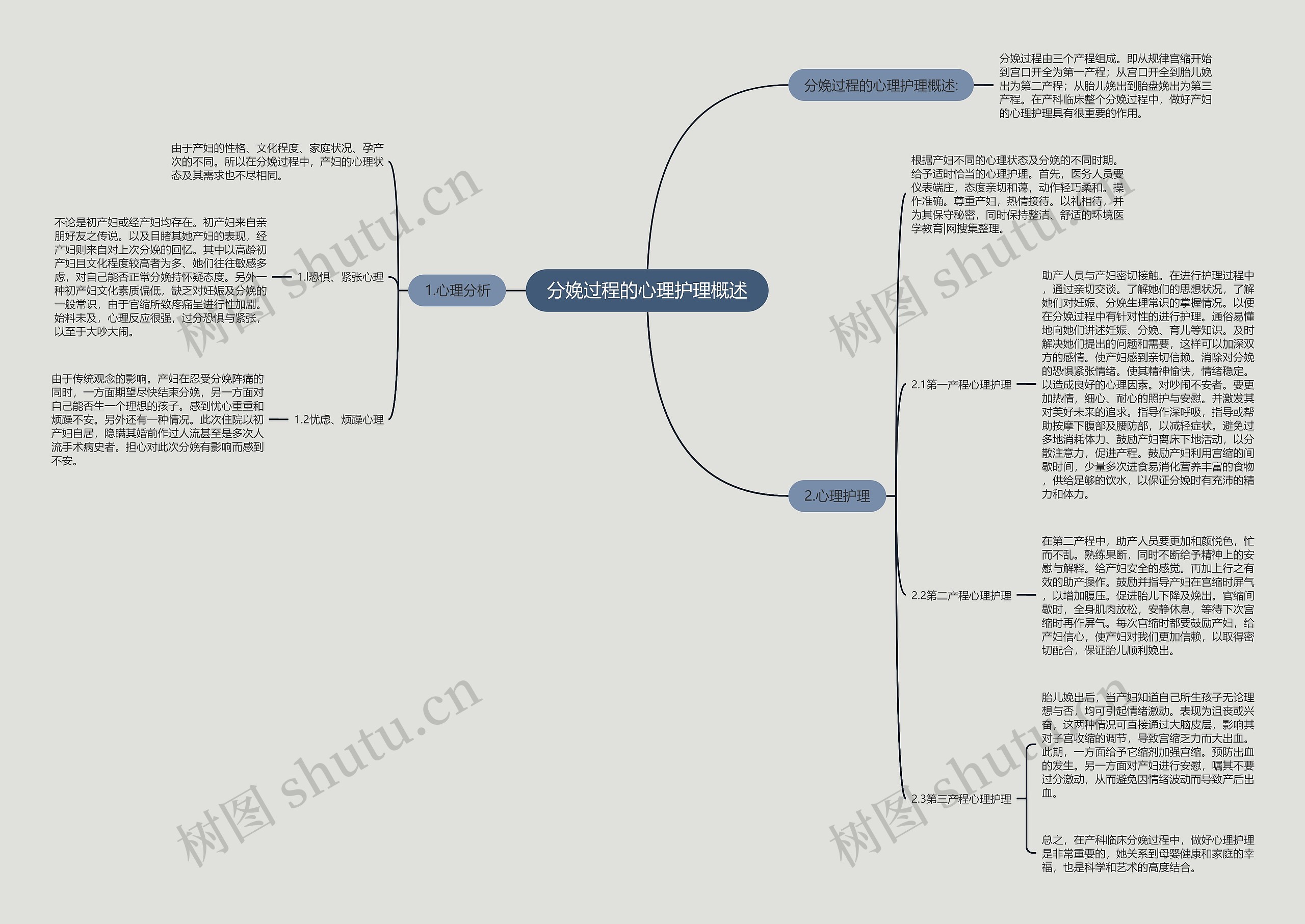 分娩过程的心理护理概述 分娩过程的心理护理概述