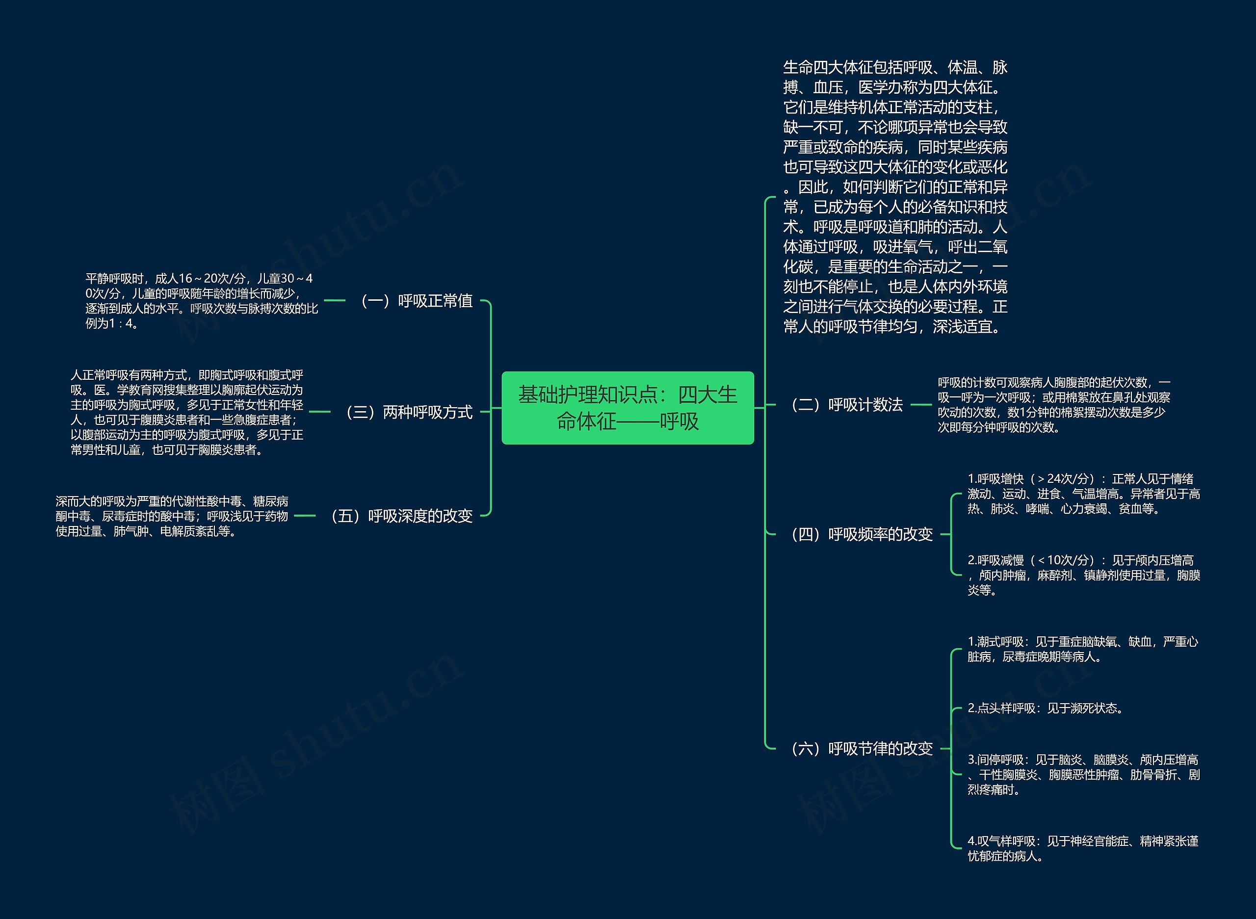 基础护理知识点:四大生命体征——呼吸 基础护理知识点:四大生命体征——呼吸