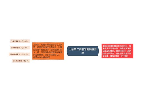 上颌第二前磨牙的髓腔形态