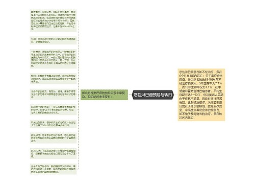 恶性淋巴瘤预后与转归