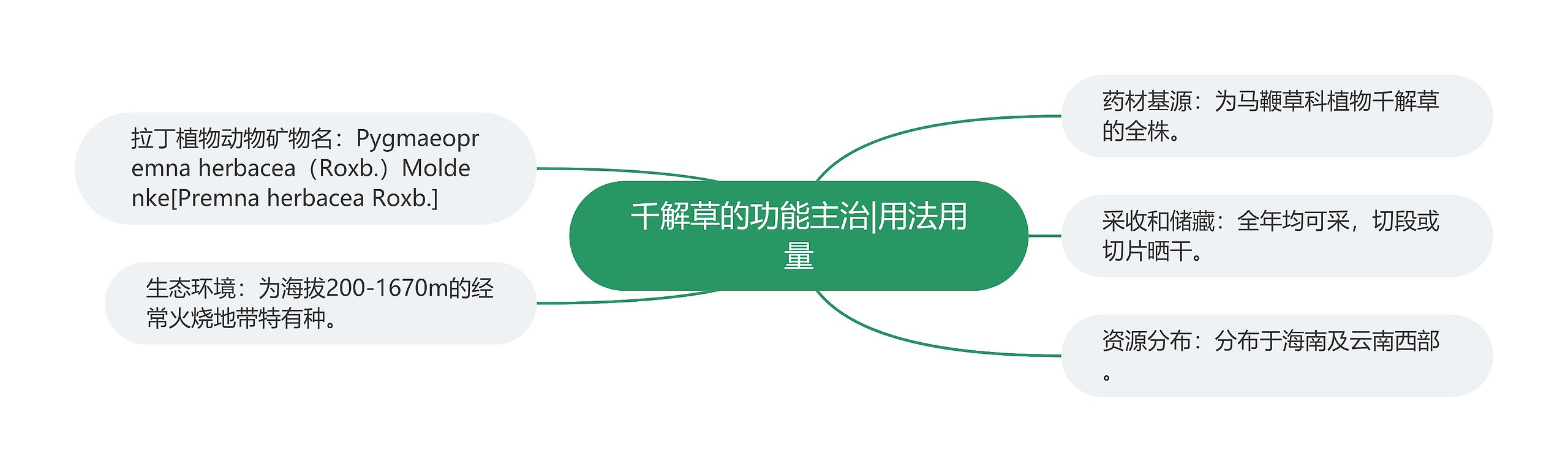 千解草的功能主治|用法用量 千解草的功能主治|用法用量