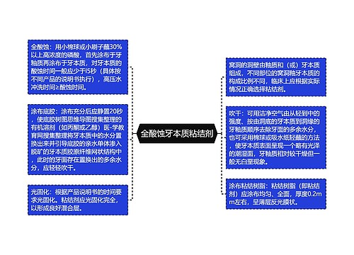 全酸蚀牙本质粘结剂