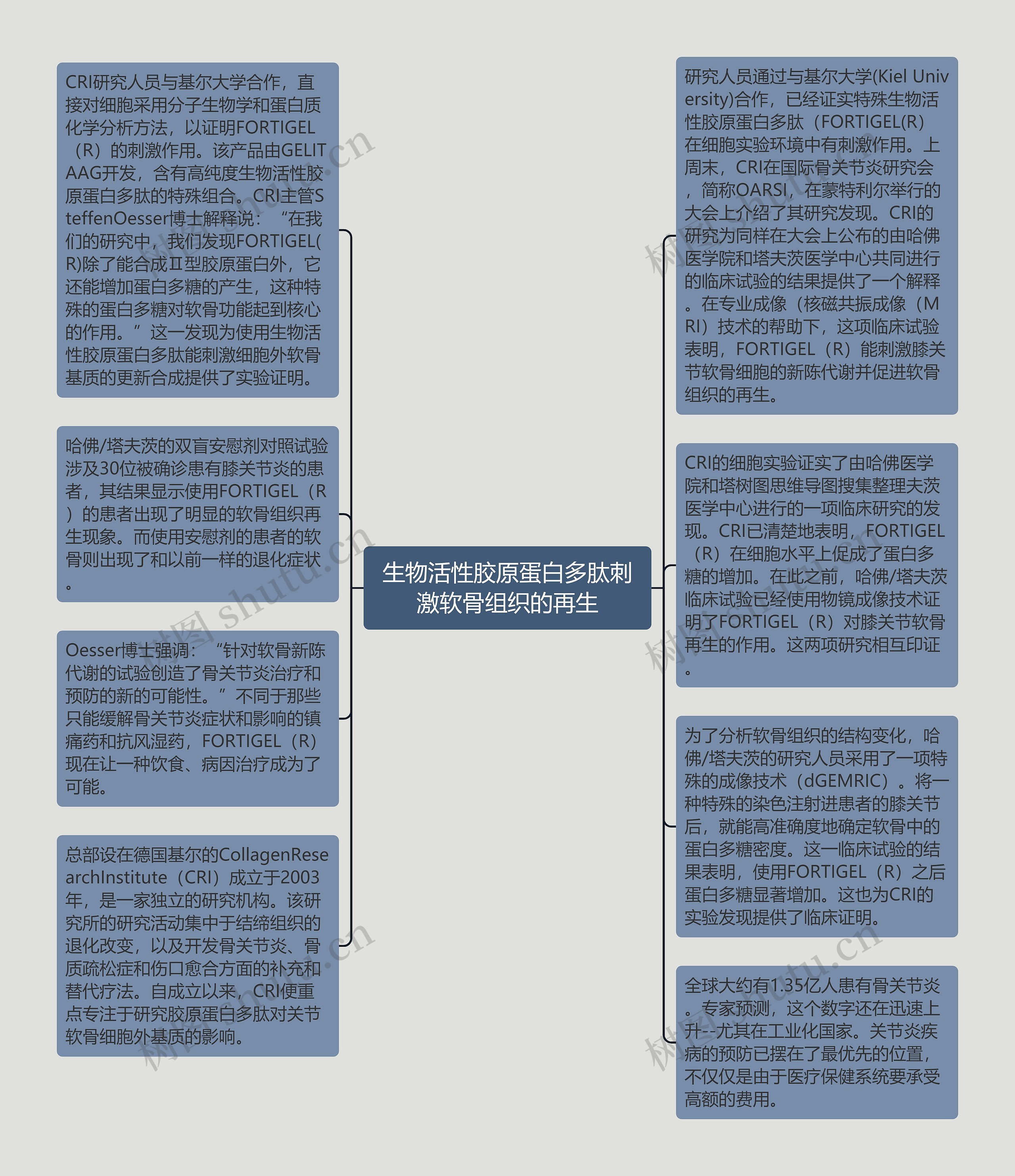 生物活性胶原蛋白多肽刺激软骨组织的再生