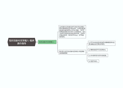 冠状动脉内支架植入-临床操作指导