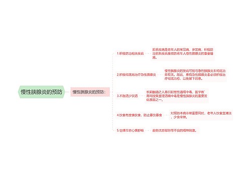 慢性胰腺炎的预防