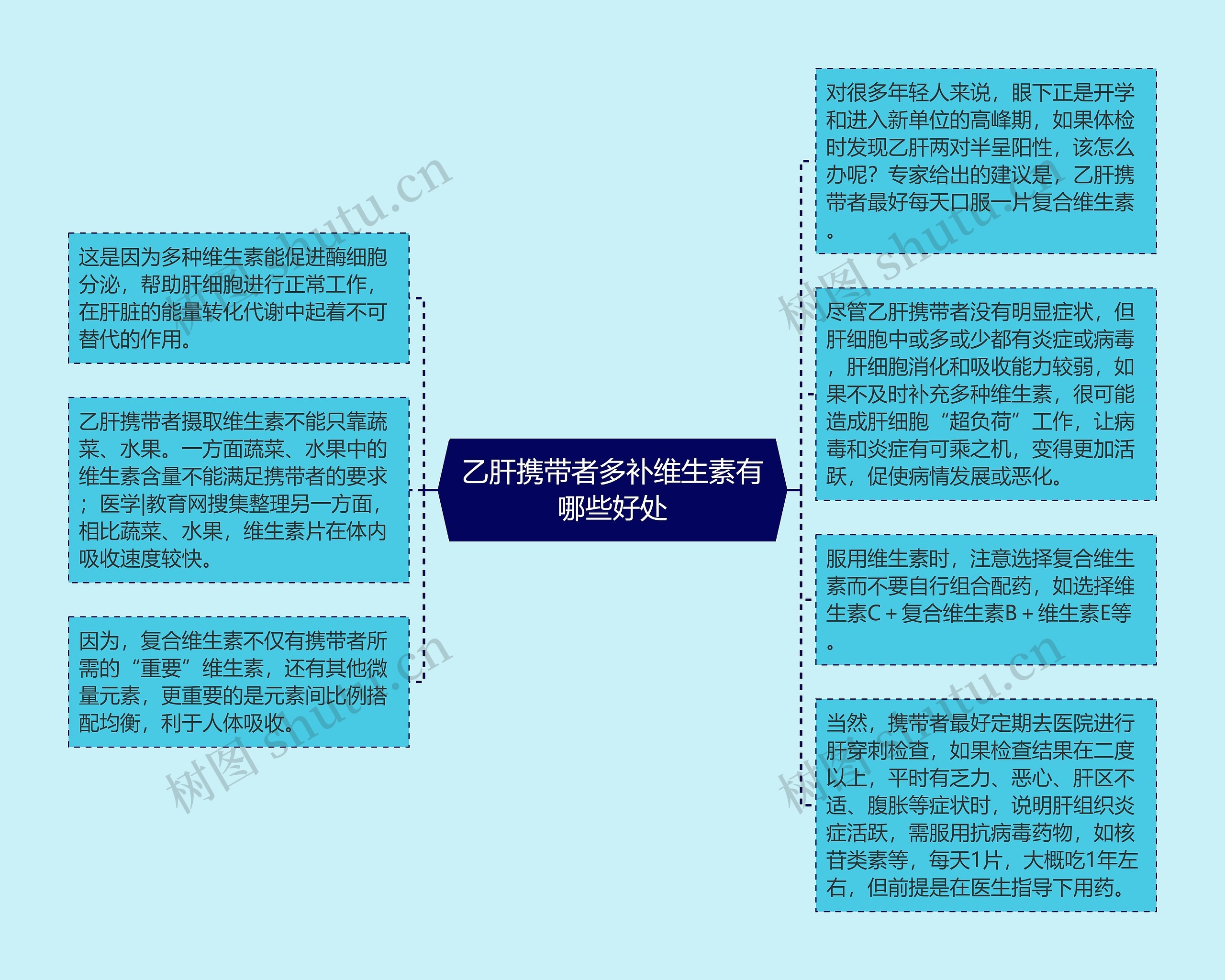 乙肝携带者多补维生素有哪些好处思维导图