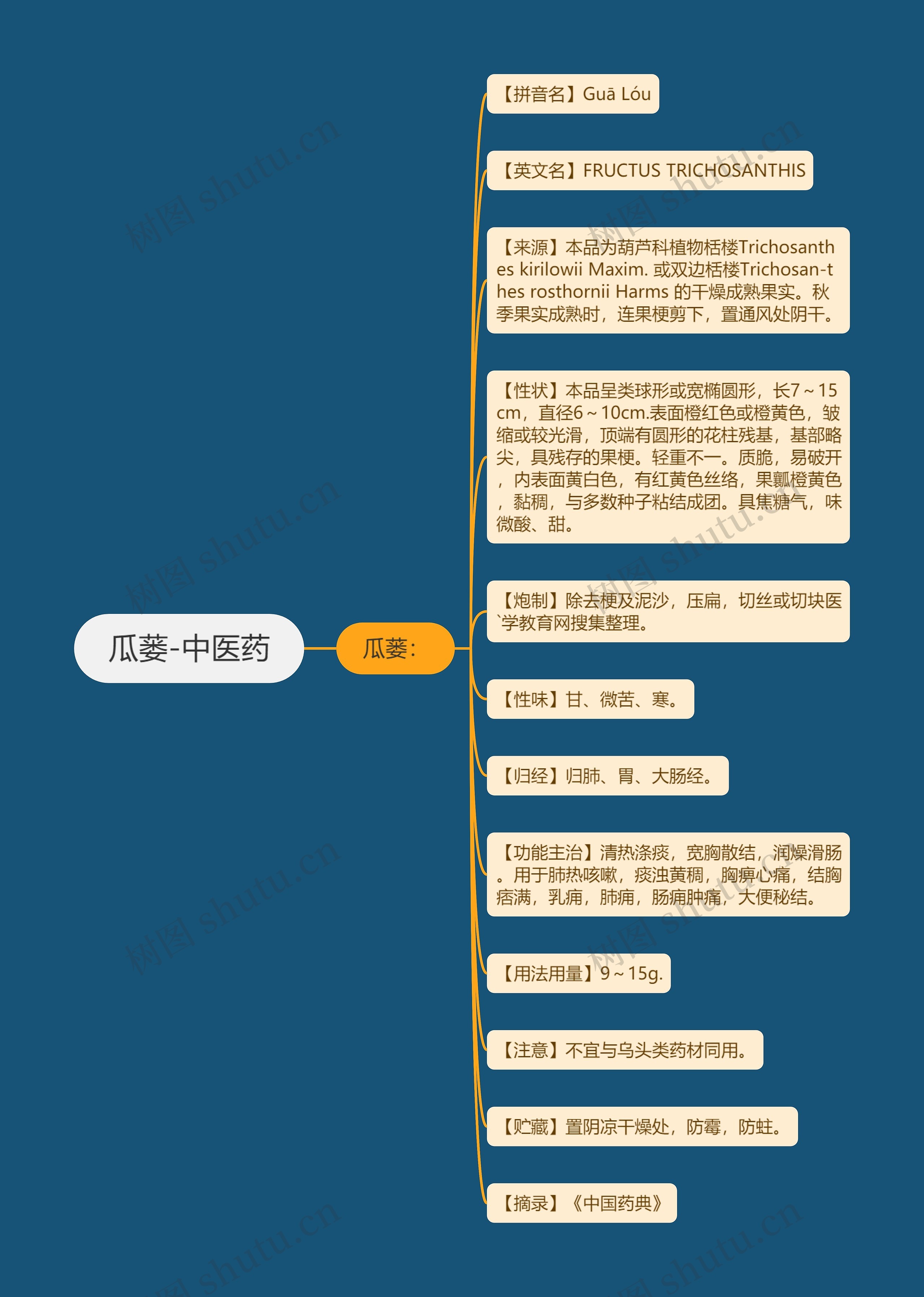 瓜蒌-中医药 瓜蒌-中医药