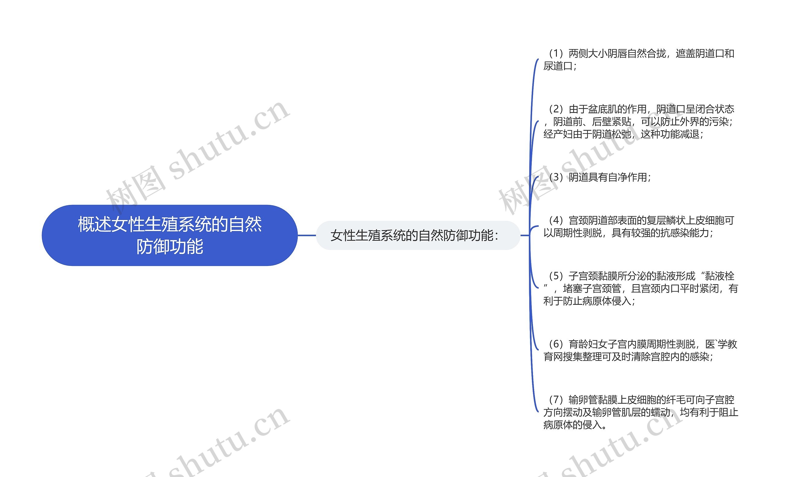 概述女性生殖系统的自然防御功能