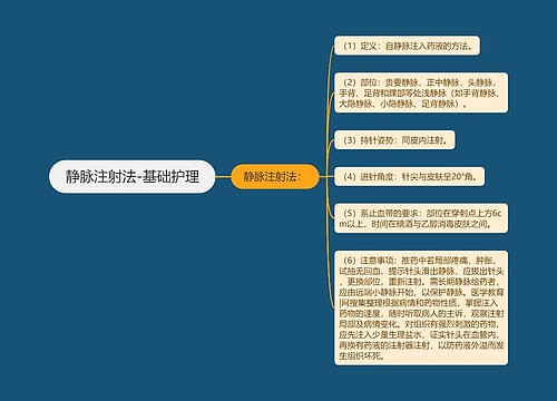 静脉注射法-基础护理