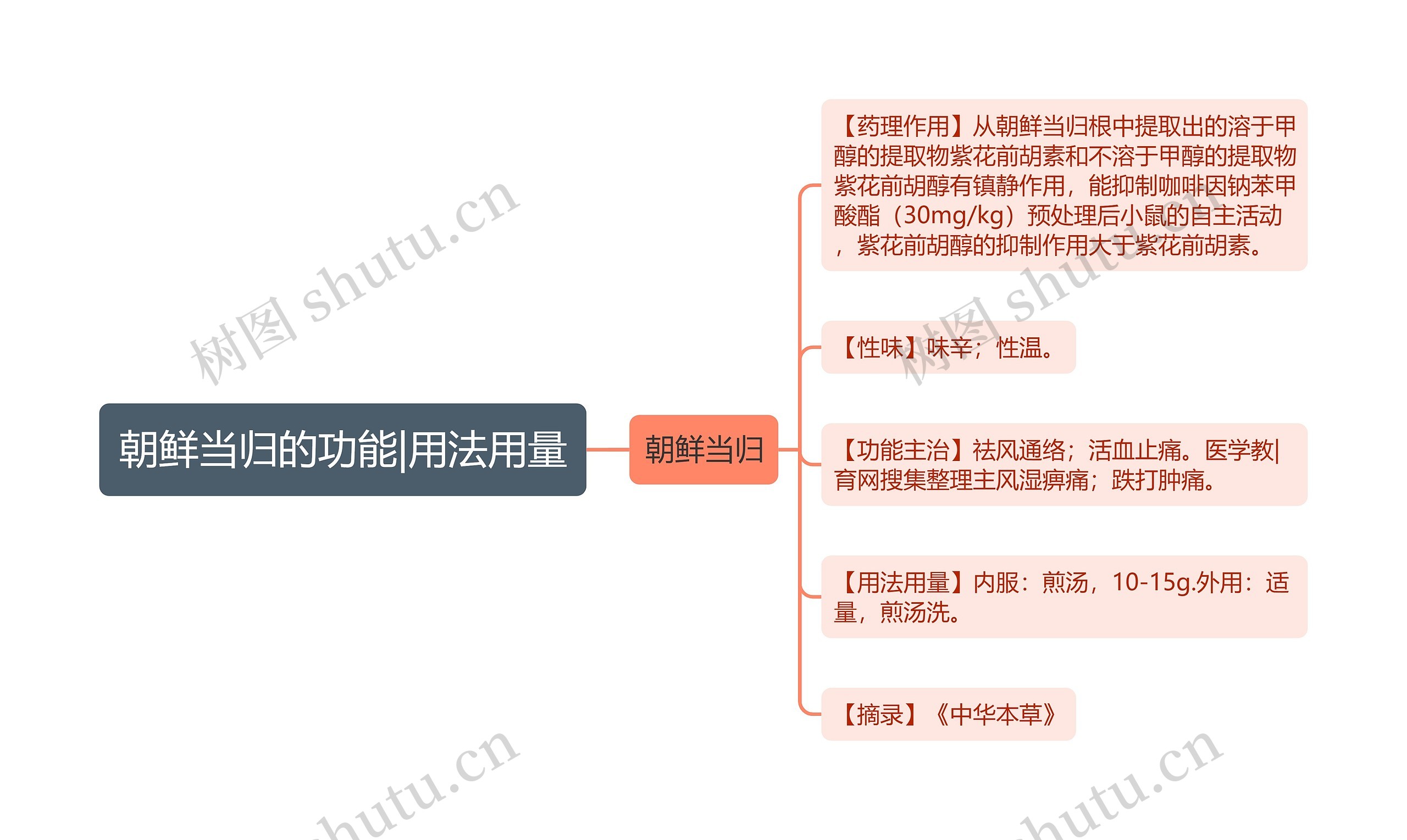 朝鲜当归的功能|用法用量