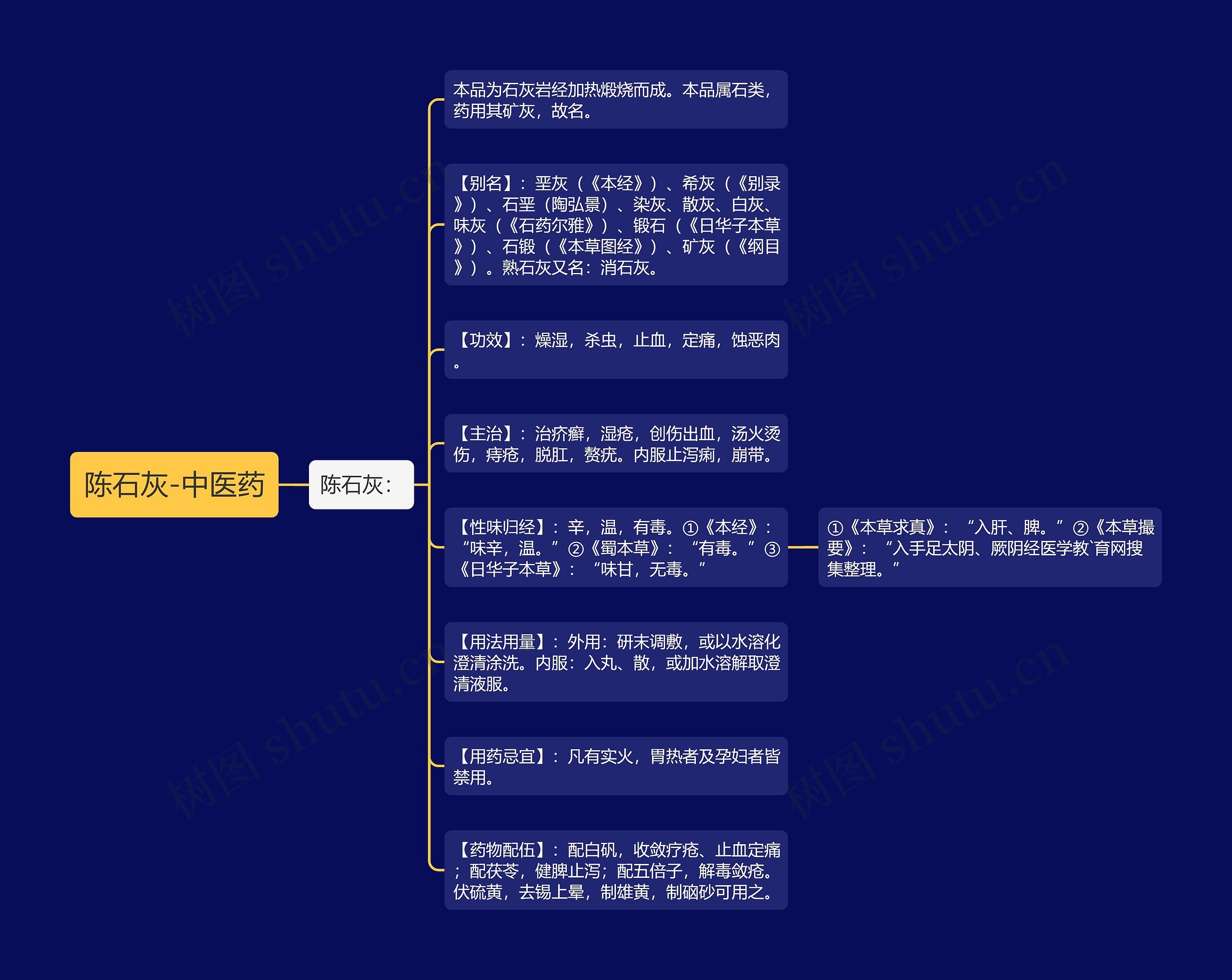陈石灰-中医药思维导图