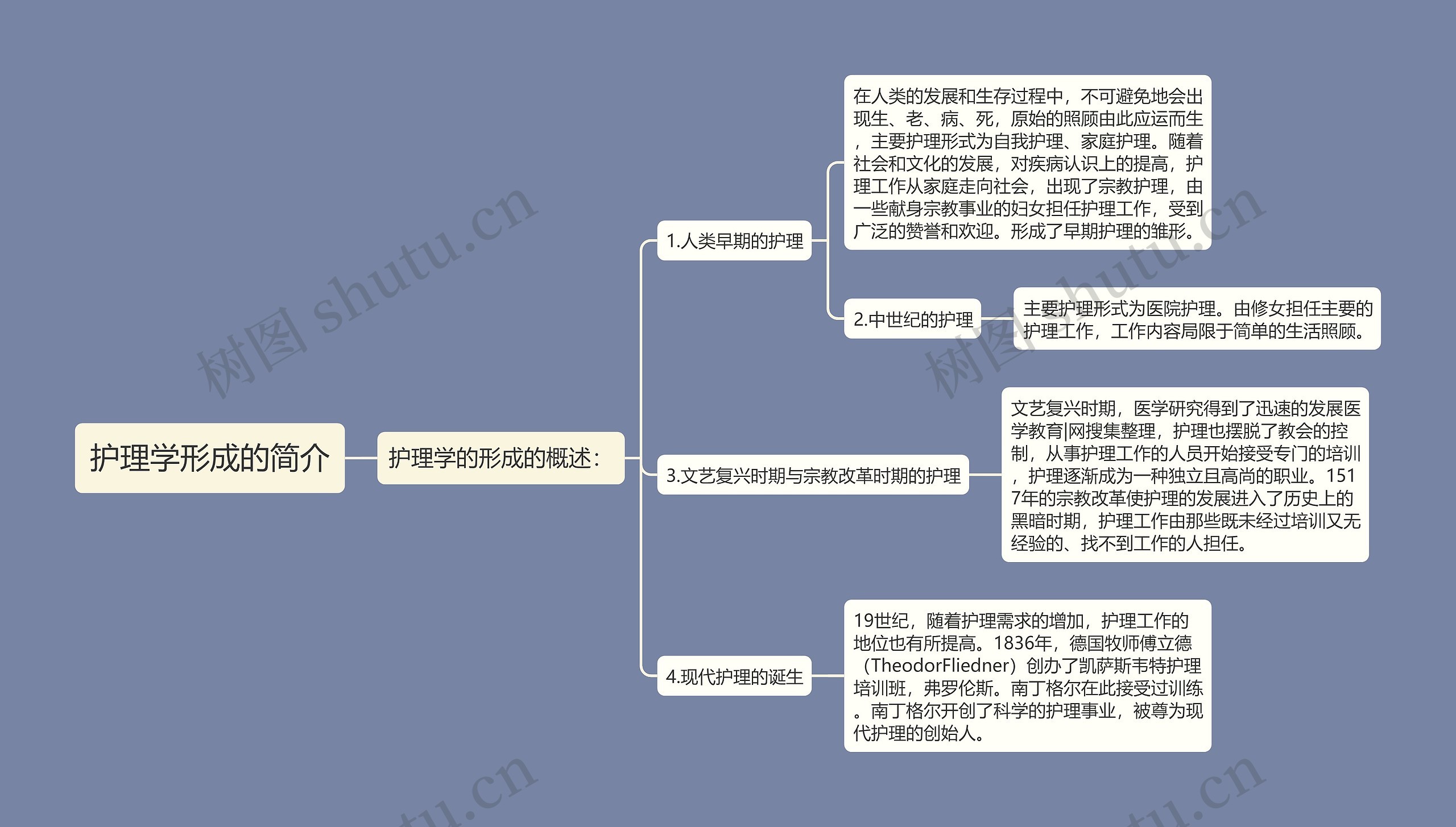 护理学形成的简介