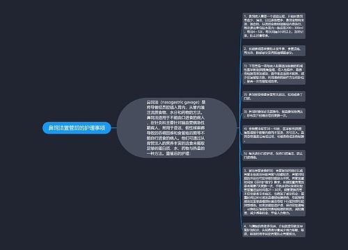 鼻饲法置管后的护理事项