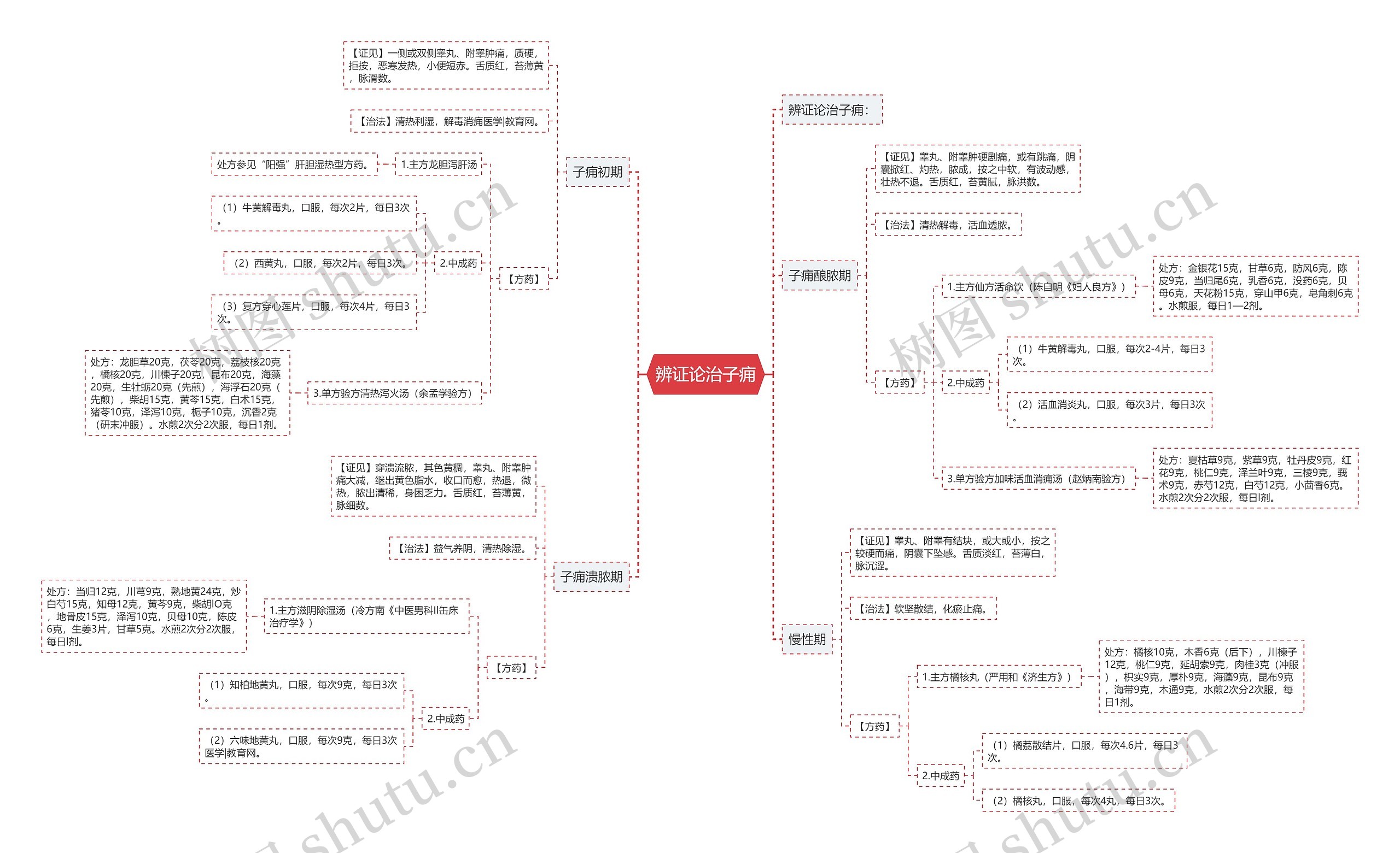 辨证论治子痈 辨证论治子痈