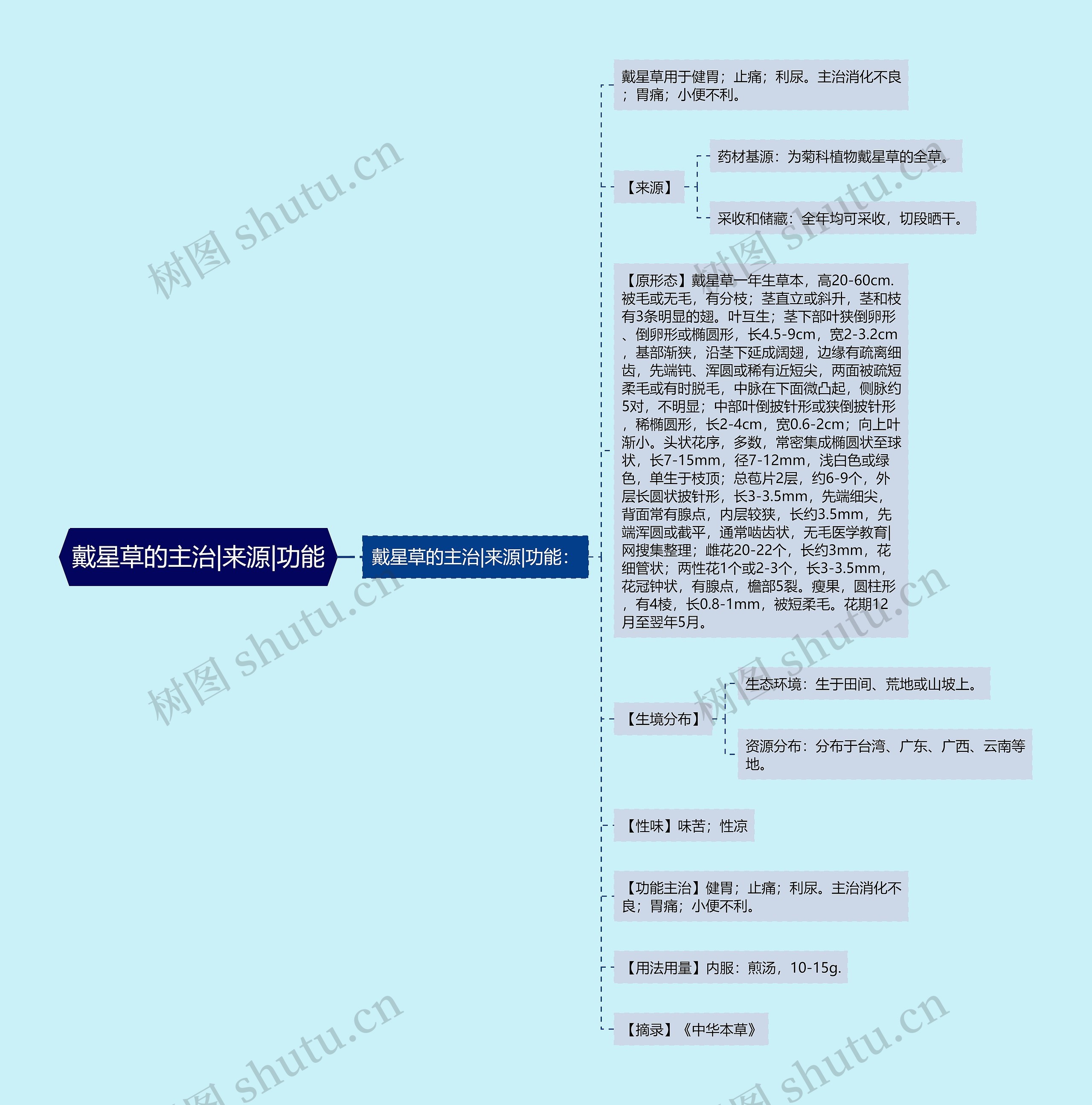 戴星草的主治|来源|功能 戴星草的主治|来源|功能