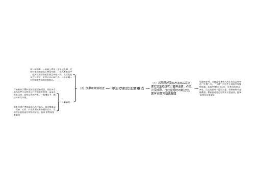 哕治疗前的注意事项