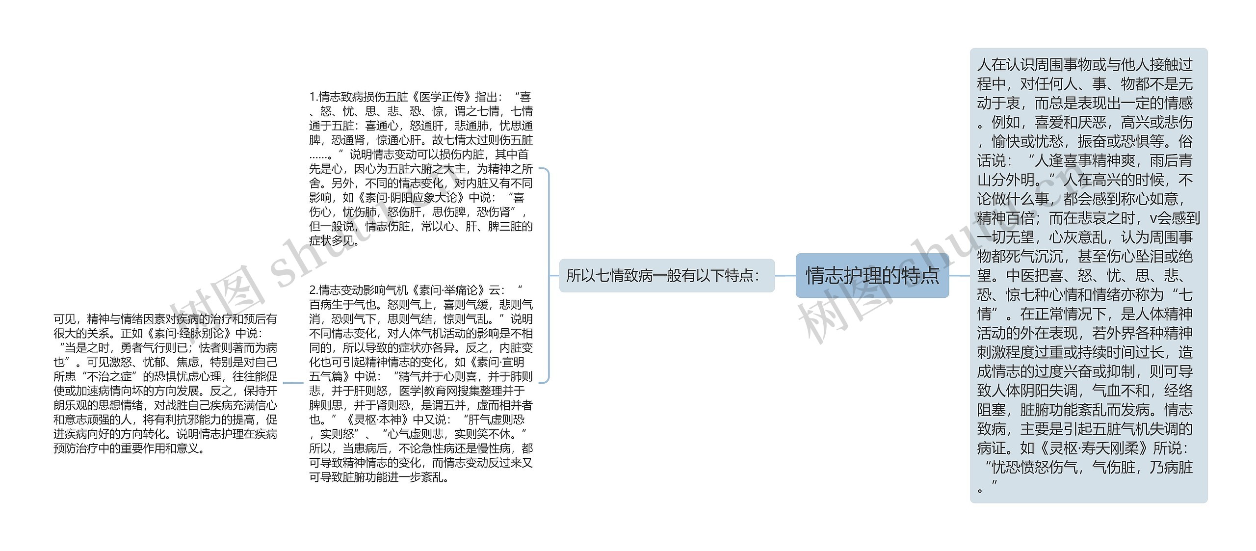 情志护理的特点