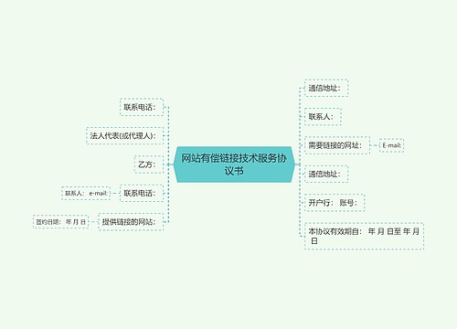 网站有偿链接技术服务协议书