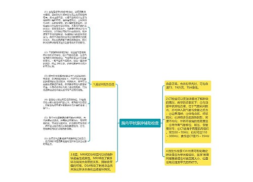 胸内甲状腺肿辅助检查