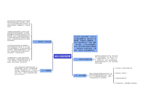 老年人的社区护理