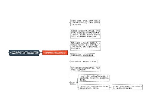 小活络丹的功用|主治|用法