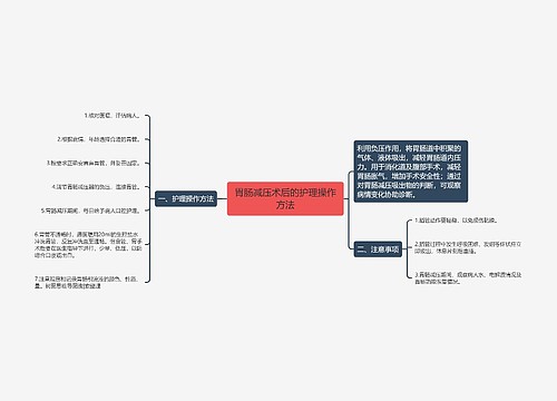 胃肠减压术后的护理操作方法